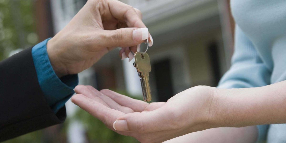 Woman selling house